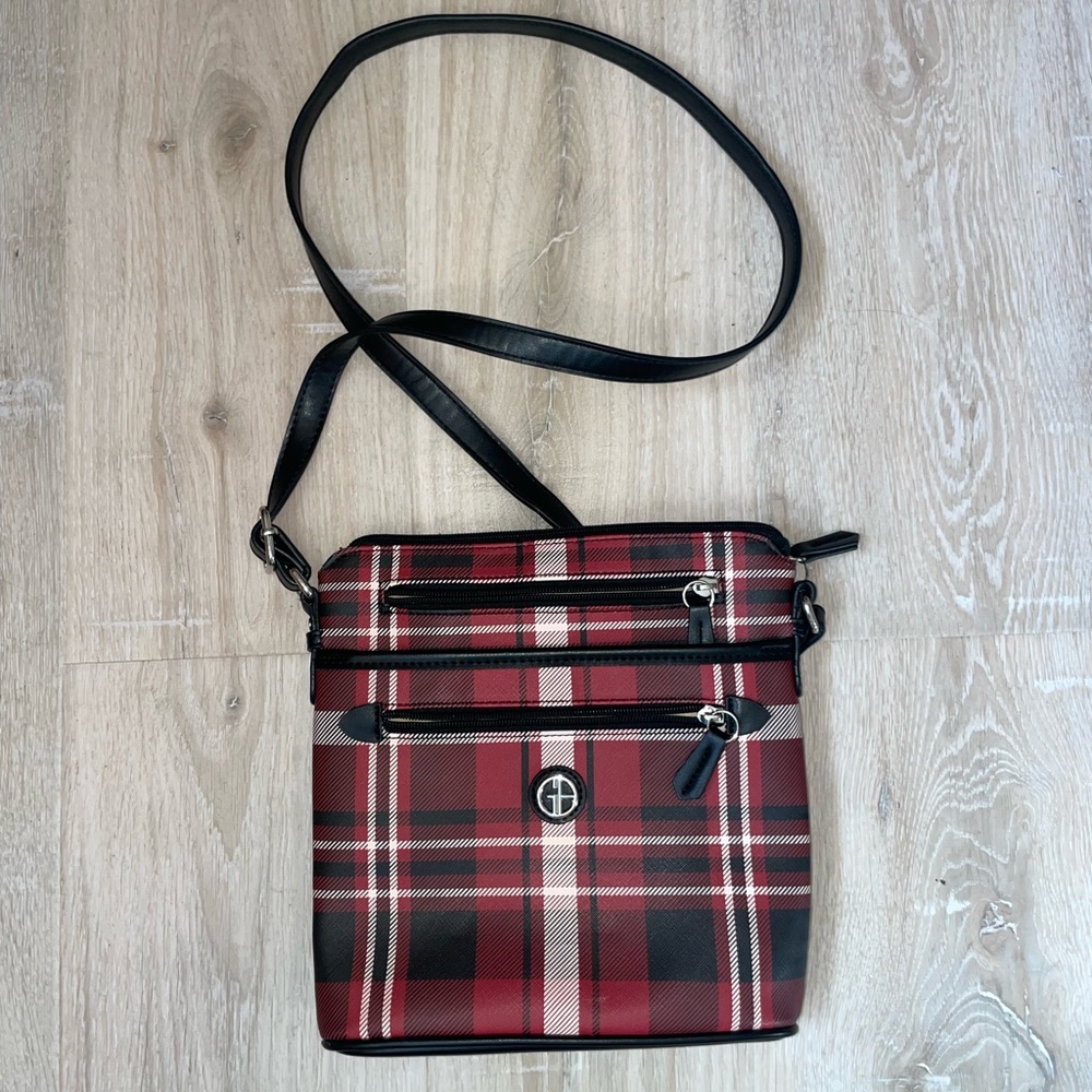 Giani Bernini Tartan Plaid Crossbody Purse